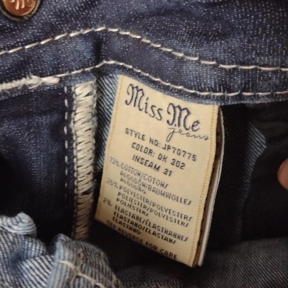 Miss me skinny jeans size 27 - Picture 5 of 6